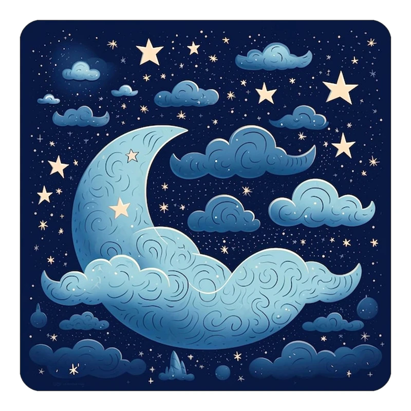 مگنت کاکتی طرح ماه و ستاره مدل mp51840