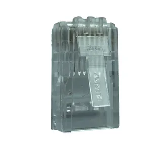 سوکت شبکه CAT5 امپ مدل C12 بسته 10 عددی