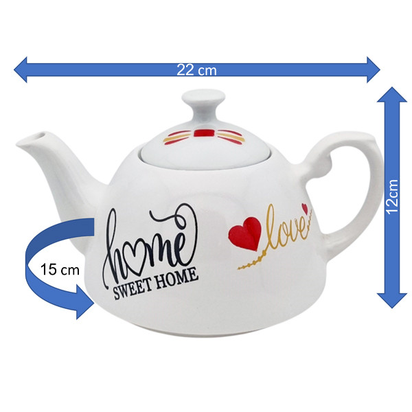 قوری مدل میخک کد 11194xloveHome گنجایش 900 میلی لیتر