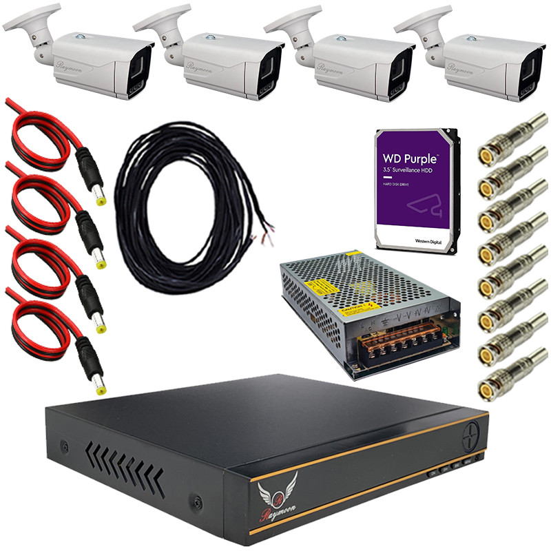 سیستم امنیتی رایمون مدل 2 مگاپیکسل کد RP-2MP-MS1T4C-08