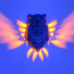 چراغ خواب مدل RGB طرح جغد