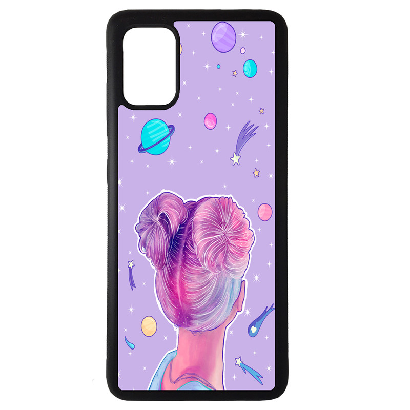 کاور طرح دختر کد 110646 مناسب برای گوشی موبایل سامسونگ galaxy a51