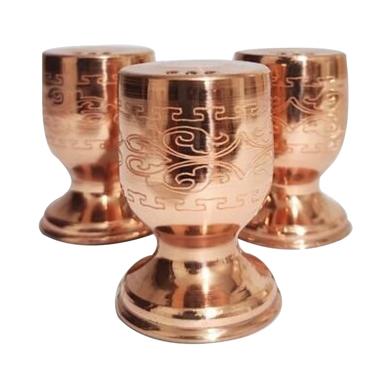 عکس شماره 2 : نمکدان مسی مدل برش لیزری کد 02