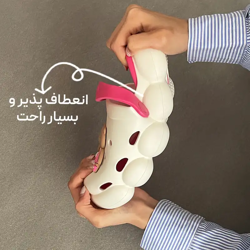 صندل دخترانه مدل بیسکوئیتی کد 96-RB