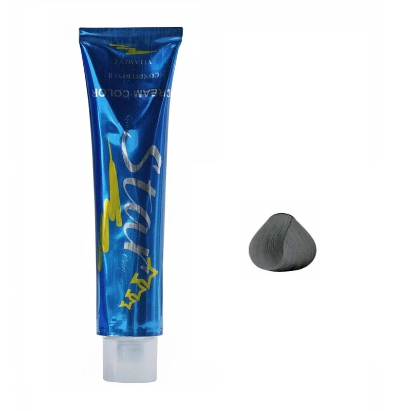 رنگ مو استار شماره 90.08 حجم 120 میلی‌لیتر رنگ نقره‌ای استوایی