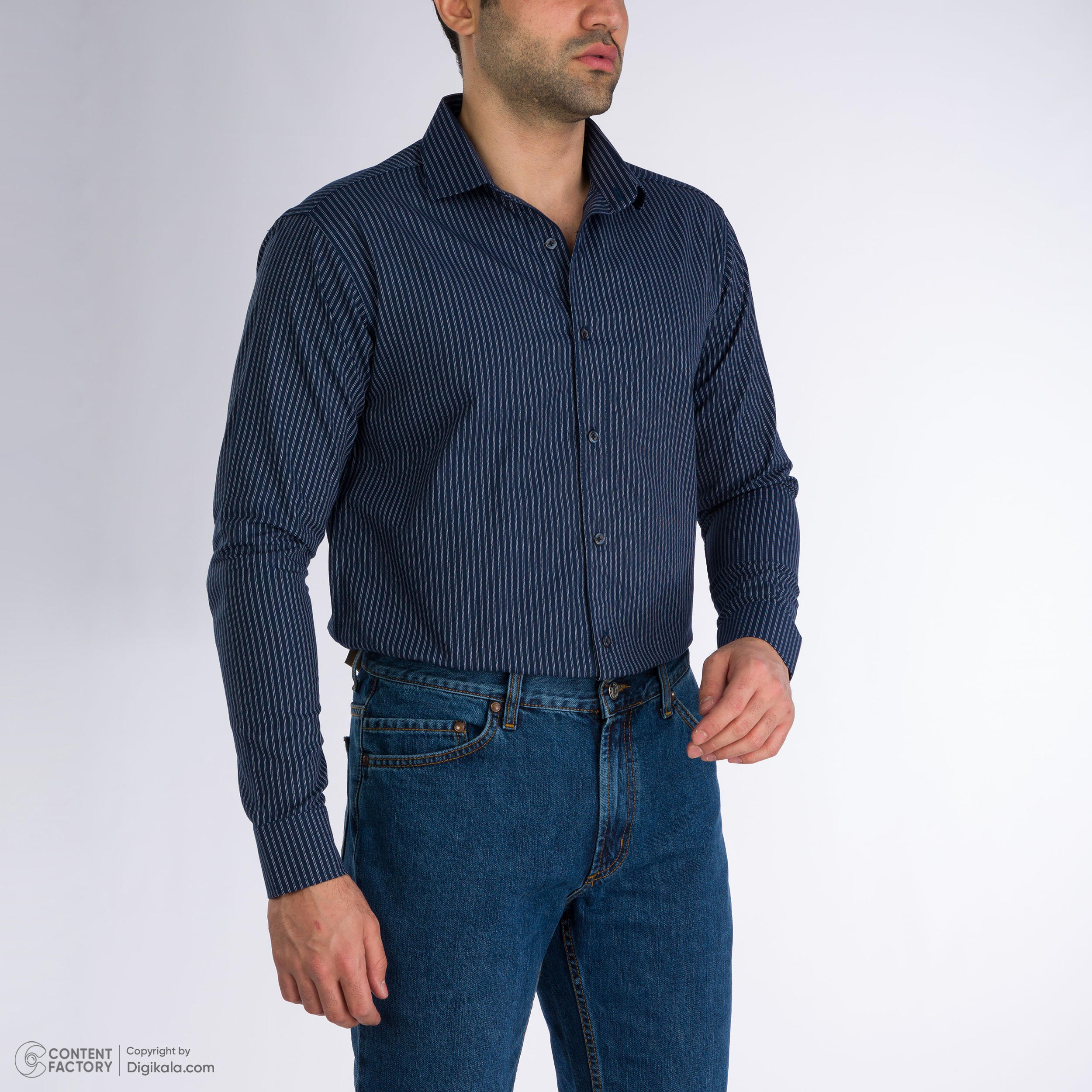پیراهن آستین بلند مردانه باینت مدل 2261715-59 -  - 10
