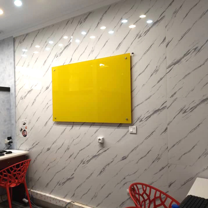 تخته وایت برد شیشه ای عکسنگ مدل AXANG-LACOBEL-10070 سایز 100x70 سانتی متر