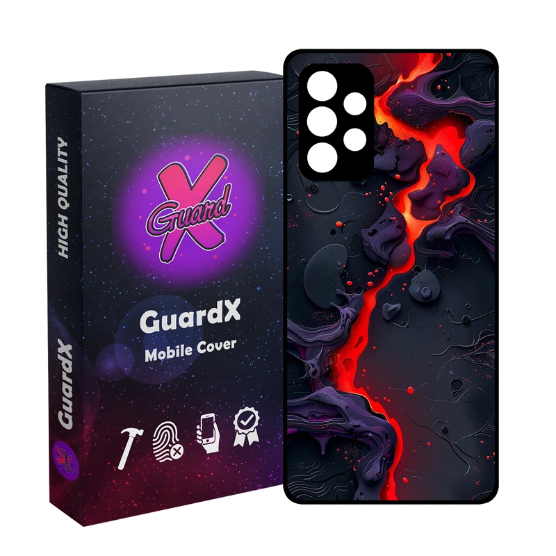 کاور گارد ایکس طرح مذاب مدل Glass10820 مناسب برای گوشی موبایل سامسونگ Galaxy A32 4G