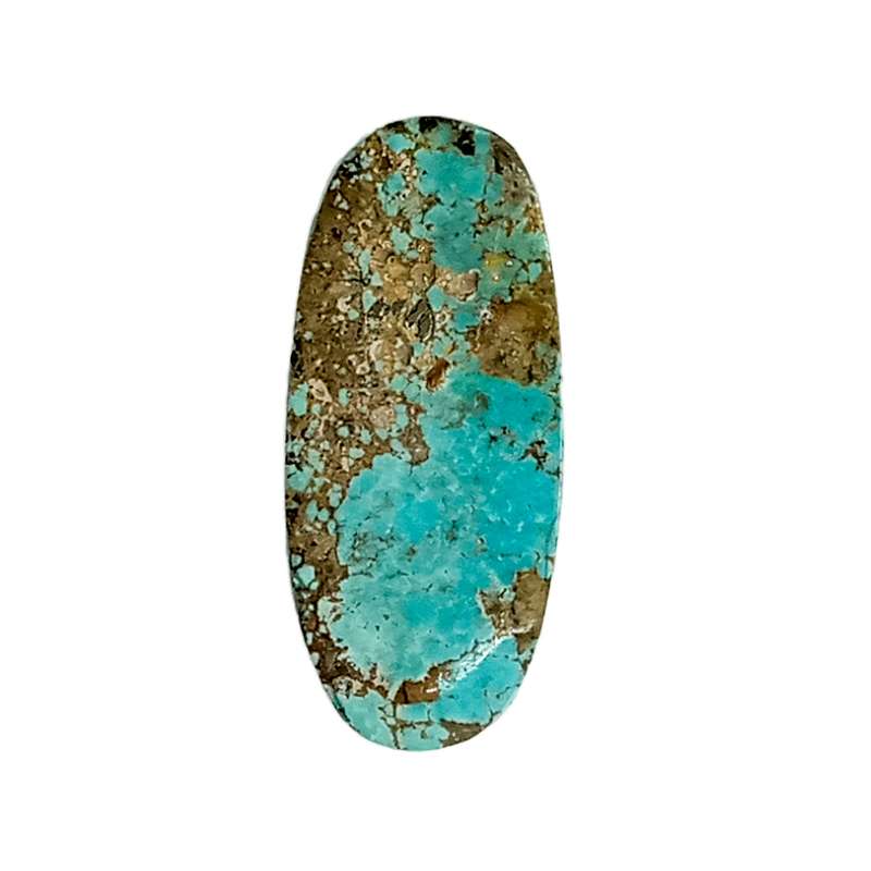 سنگ فیروزه نیشابور مدل بیضی کد NG2119