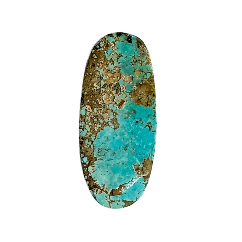 سنگ فیروزه نیشابور مدل بیضی کد NG2119
