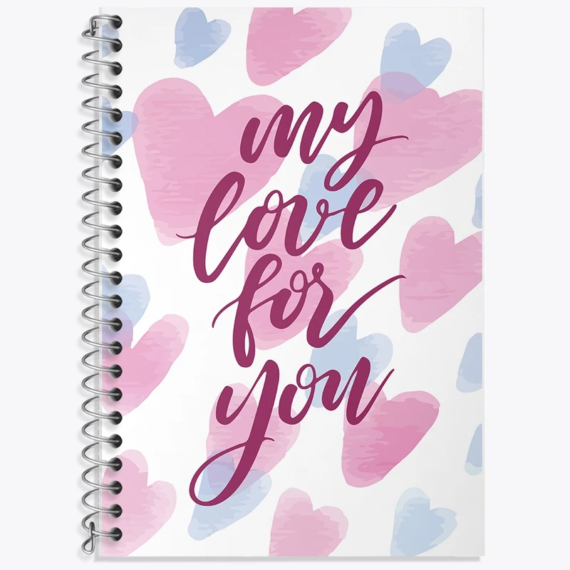 دفتر لغت 50 برگ خندالو طرح عاشقانه (Love) کد F2317