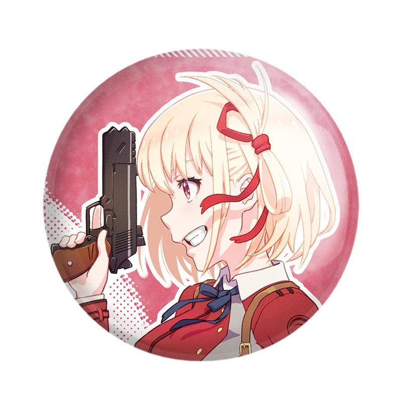 مگنت خندالو مدل چیساتو انیمه لیکوریس ریکویل Lycoris Recoil  کد 23076