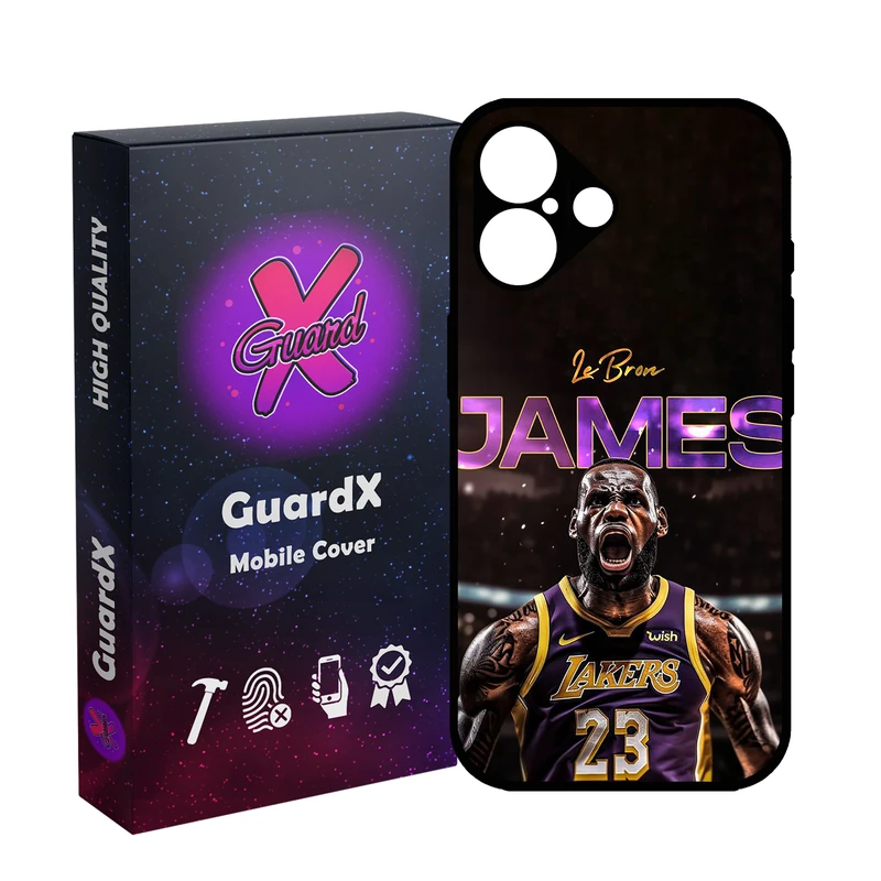 کاور گارد ایکس طرح Lebron James مدل 10715 مناسب برای گوشی موبایل اپل iPhone 16