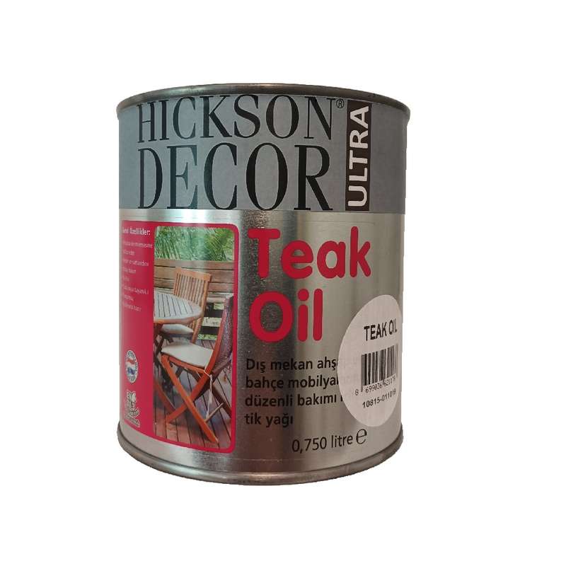 روغن بی رنگ آبگریز کننده و محافظ چوب هیکسون دکور مدل  TEAK O2 حجم 750 میلی لیتر