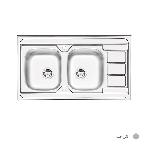 سینک ظرفشویی ایلیا استیل مدل 3051 روکار