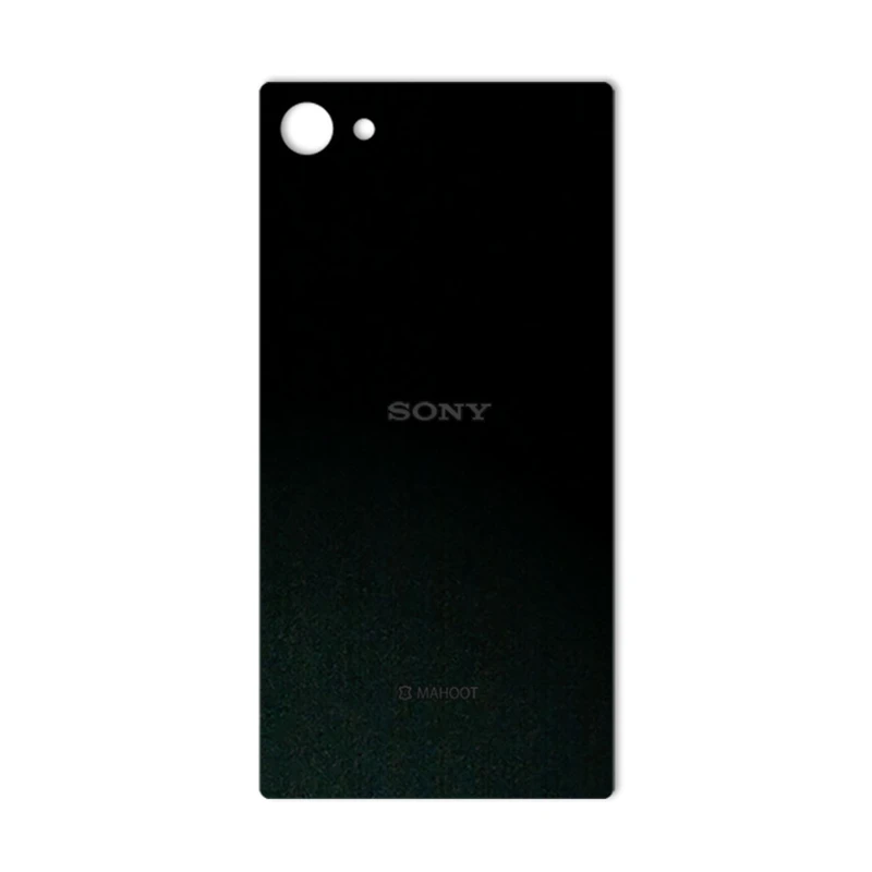 برچسب پوششی ماهوت طرح Black-Suede مناسب برای گوشی موبایل سونی Xperia Z5 Compact