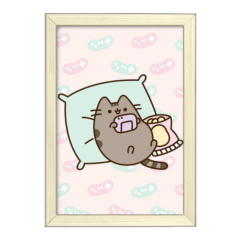 تابلو خندالو طرح پوشین گربه بامزه کد 26598