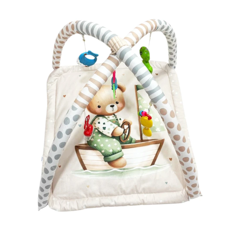 تشک بازی طرح خرس قایق ران کد 1245