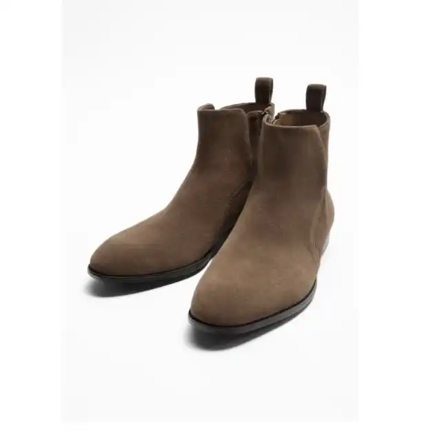 نیم بوت مردانه مدل Real leather