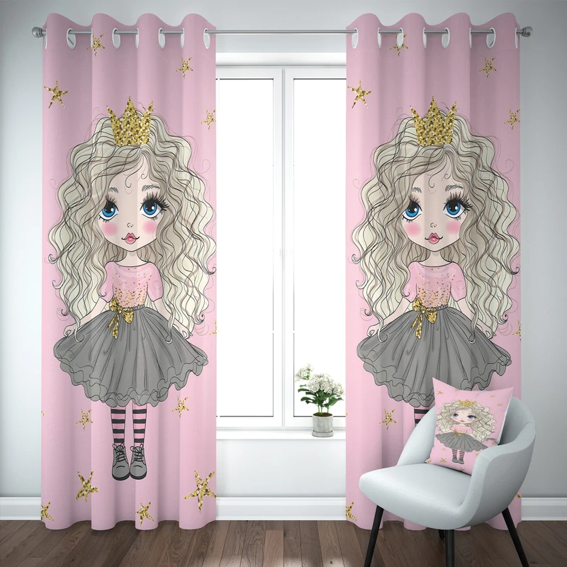 پرده مدل 1066 سایز 140×280 سانتی متر 