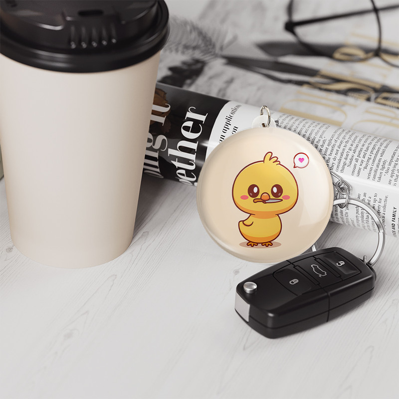 جاکلیدی خندالو مدل حیوانات بامزه جوجه کد 29659