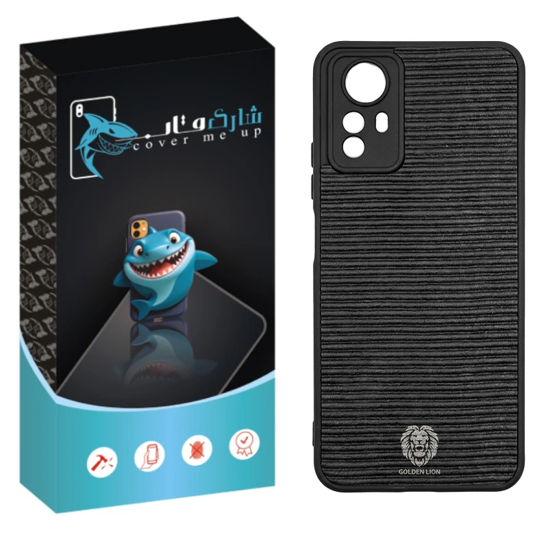 کاور شارک قاب طرح چرم مناسب برای گوشی موبایل شیائومی Redmi Note 12s