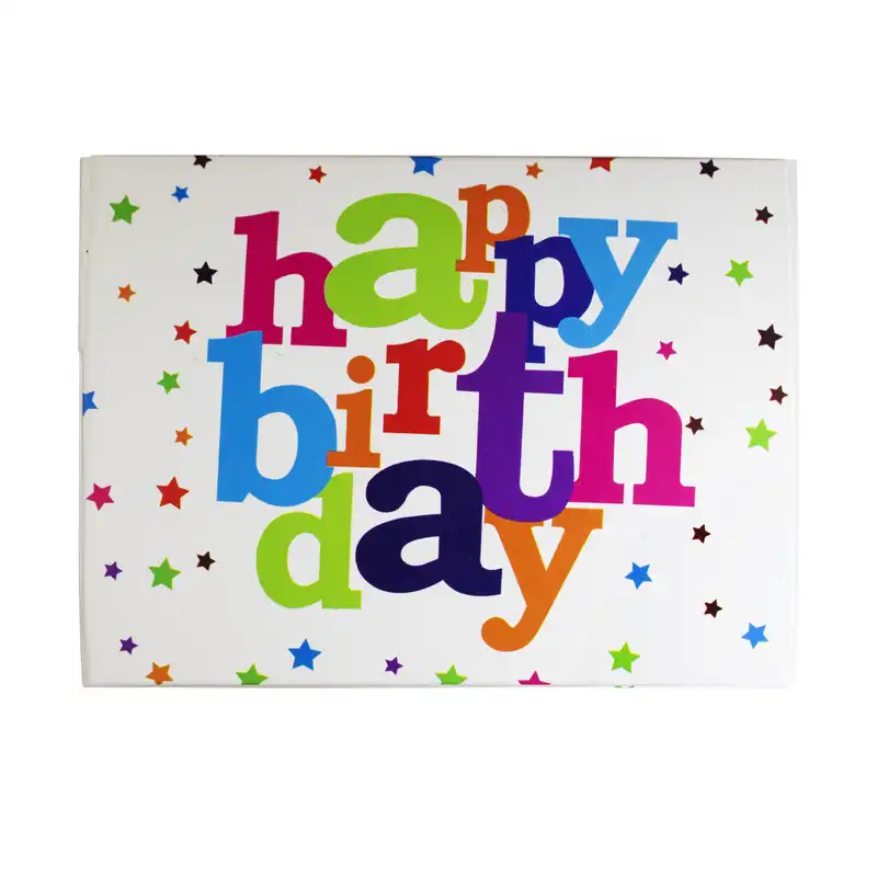 کارت دعوت مدل  happy birtday star بسته 10 عددی