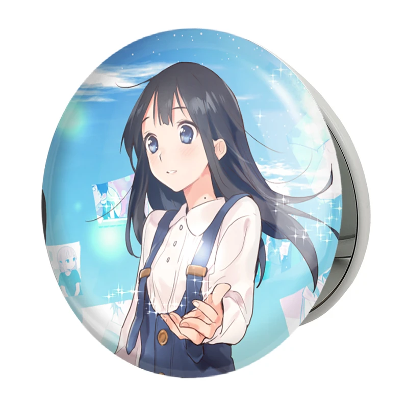 آینه جیبی خندالو طرح تاماکو انیمه فروشگاه تاماکو Tamako Market مدل تاشو کد 22488 