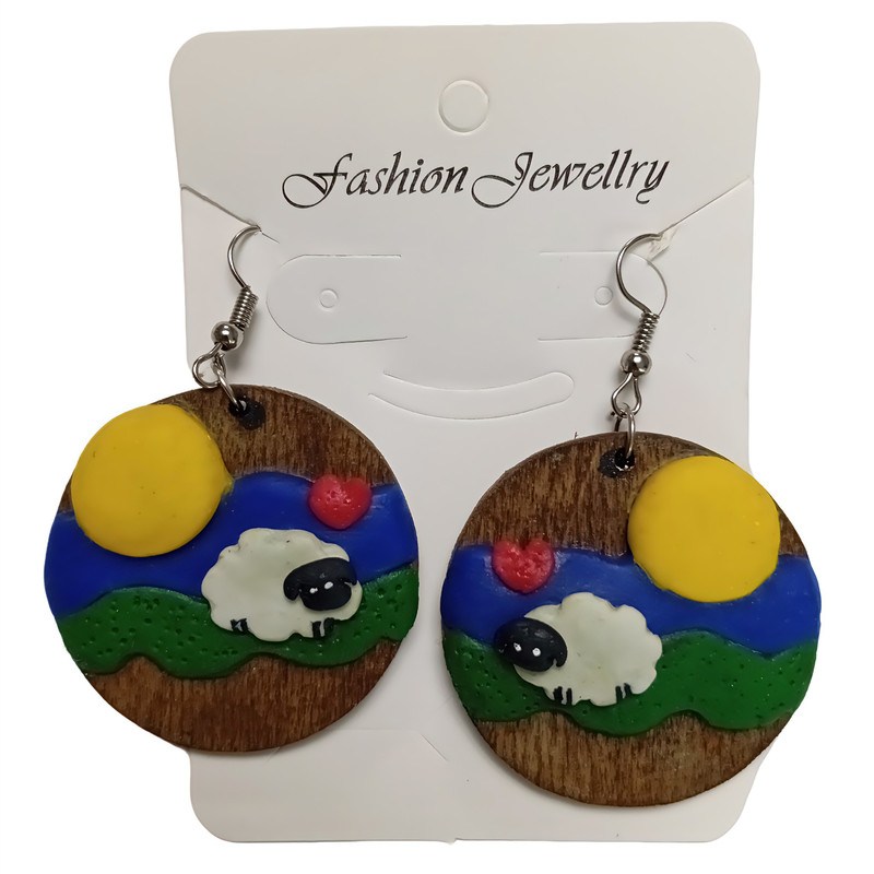 گوشواره زنانه مدل بره های عاشق گوشواره زنانه مدل بره های عاشق