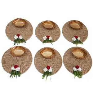 مجموعه هفت سین 6 پارچه طرح گل کد 602