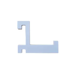  پایه نگهدارنده طبقه دیواری مدل گیره متوسط پگ بورد بسته 4 عددی