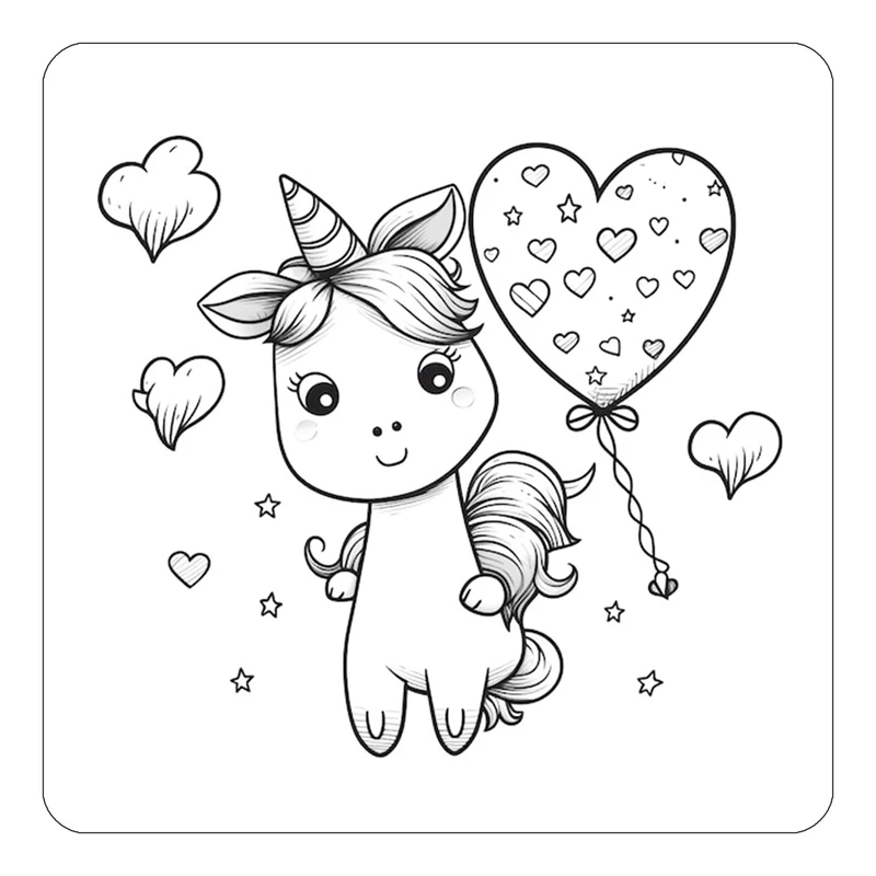 مگنت کاکتی طرح اسب تک شاخ و یونیکورن مدل mp29417