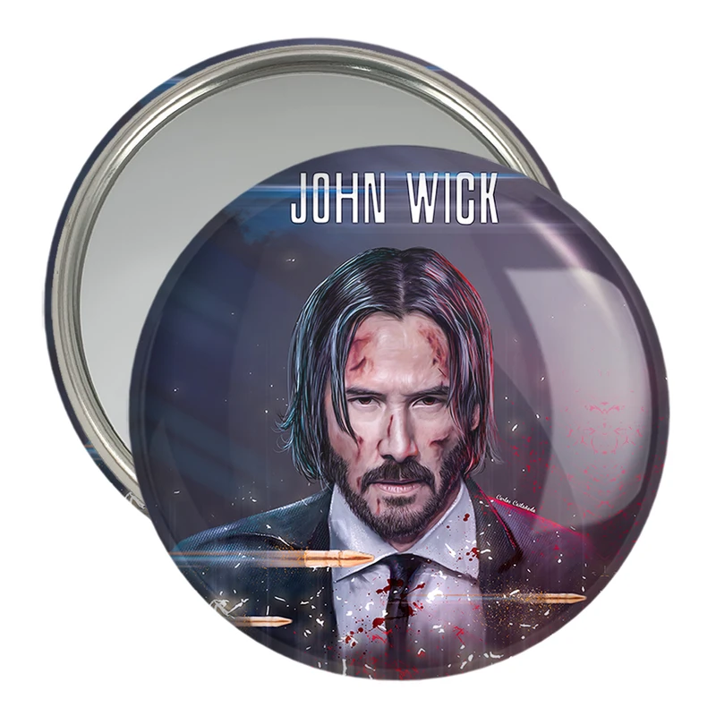 آینه جیبی خندالو مدل جان ویک John Wick  کد 2950