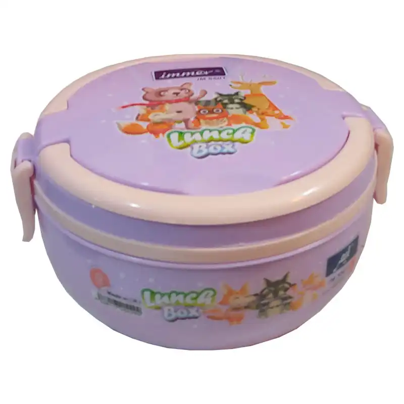 ظرف غذای کودک ایمر طرح حیوانات کد JM5501 مجموعه 4 عددی