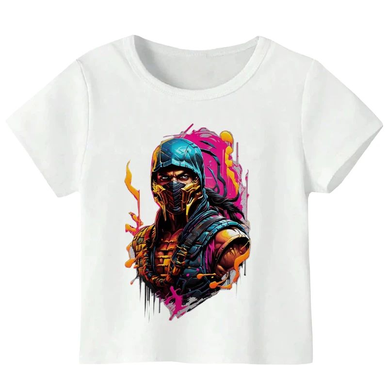 تی‌شرت آستین کوتاه پسرانه مدل مبارز W254