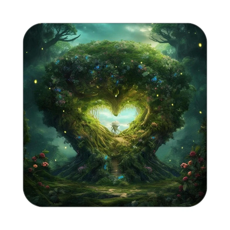 زیر لیوانی کاکتی مدل عاشقانه کد mp11276