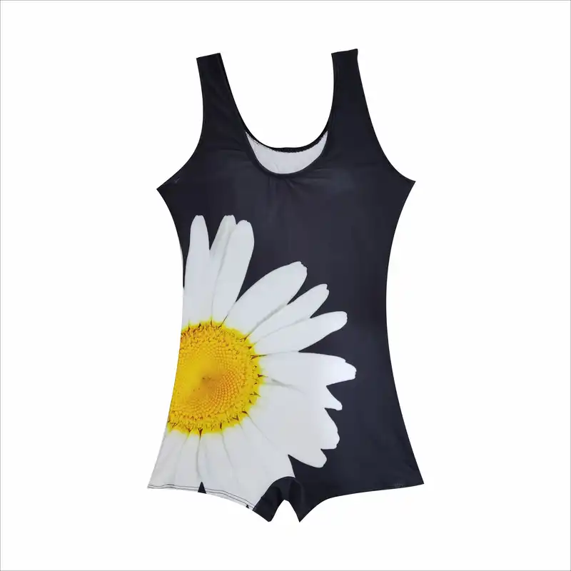 مایو زنانه مدل پوشیده بابونه ضدکلر