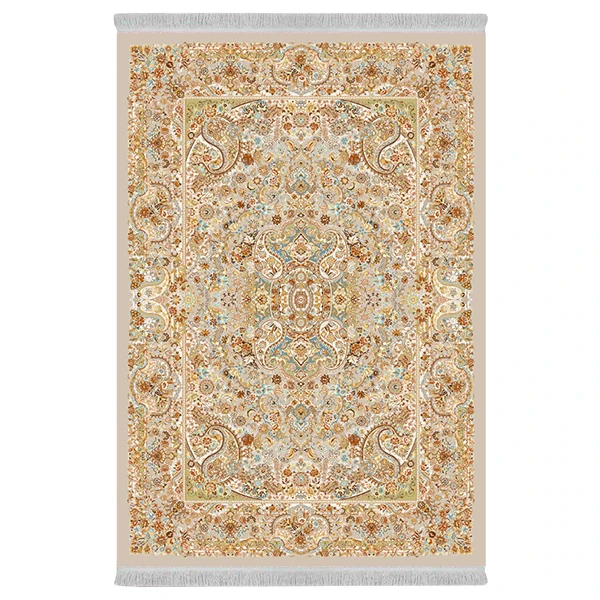 فرش پارچه‌ای دفه مدل فرشینه طرح مدرن کد 968