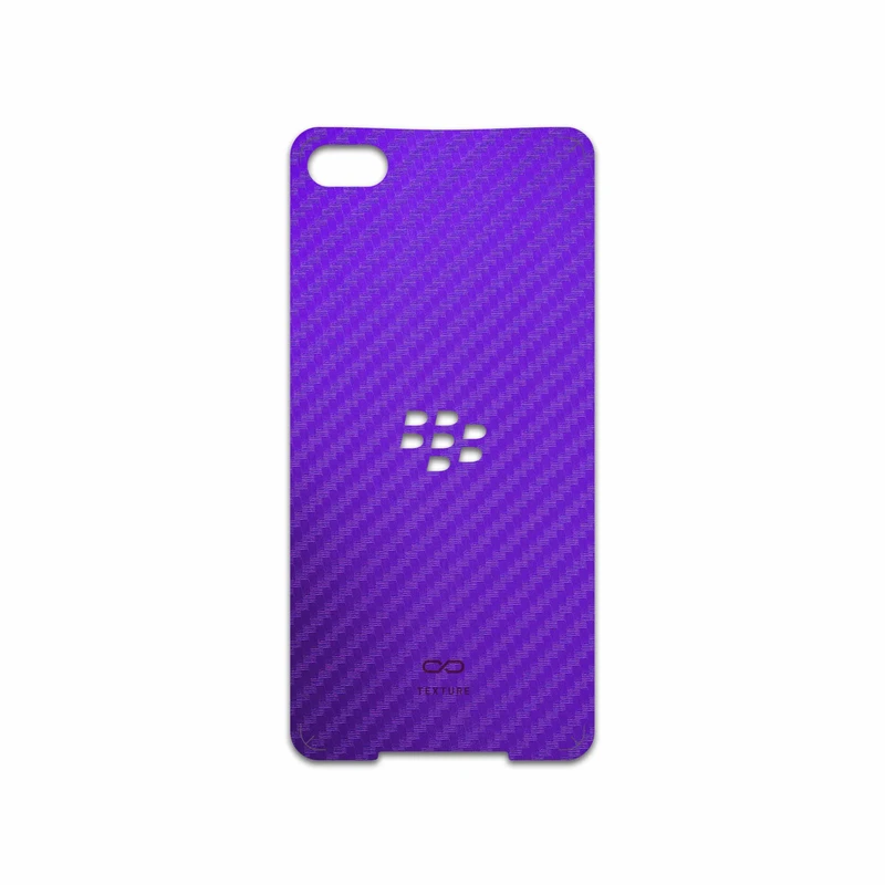 برچسب پوششی ماهوت مدل Purple-Fiber مناسب برای گوشی موبایل بلک بری Z30