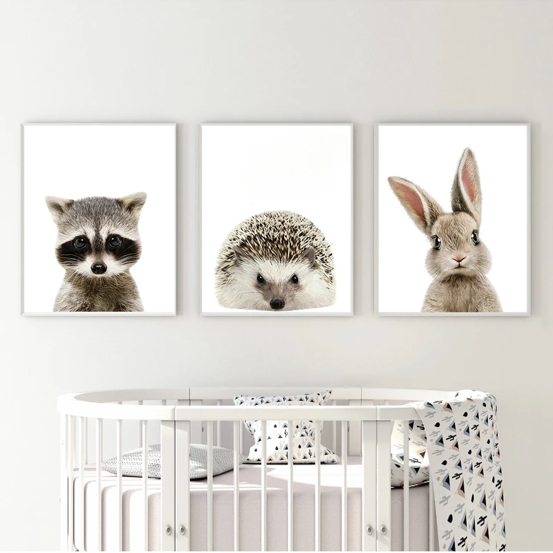 تابلو کودک مدل Woodland Animals بسته 3 عددی