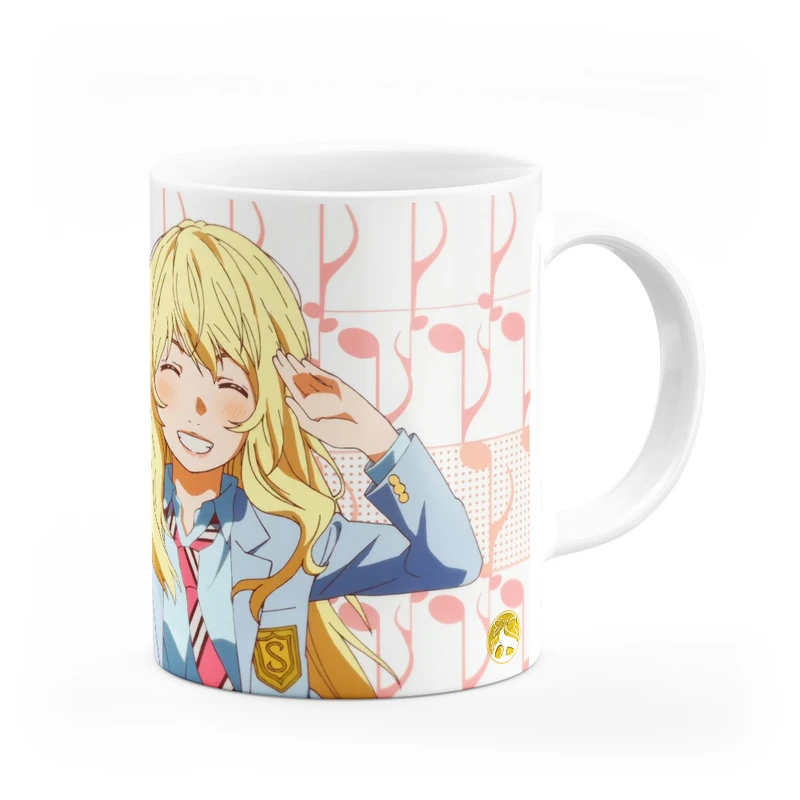 ماگ هومرو طرح انیمه دروغ تو در آوریل Your Lie in April مدل MG2807