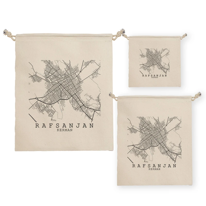 نظم دهنده ترمه طراحان ایده مدل نقشه شهر رفسنجان کد map0519 مجموعه سه عددی