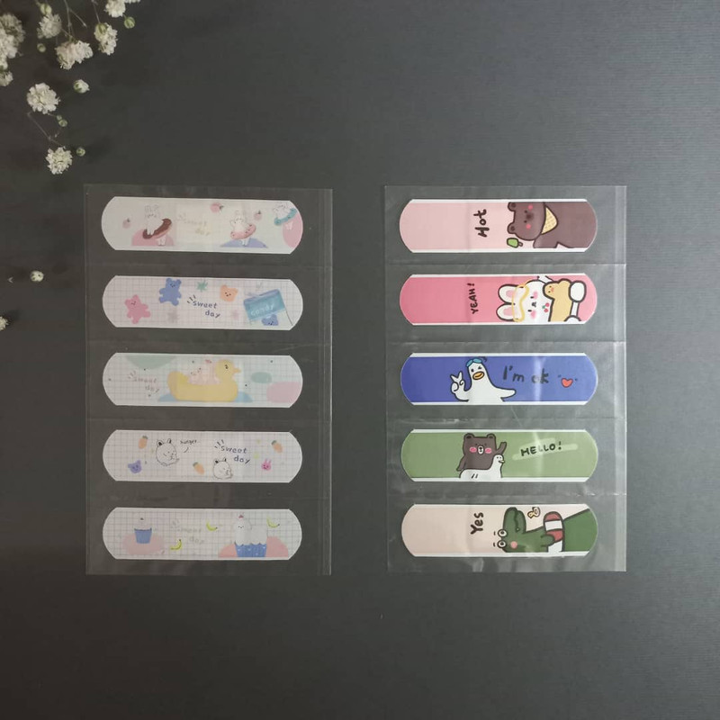 چسب زخم مدل فانتزی طرح خرگوش و حیوانات مجموعه 2 عددی