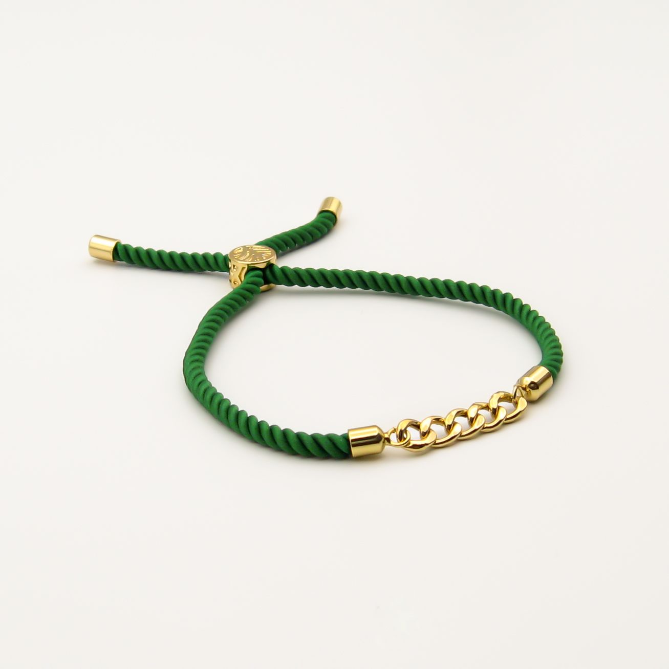 دستبند طلا 18 عیار زنانه مانچو مدل bfg219 -  - 2