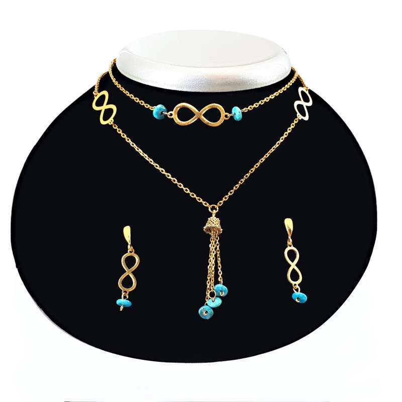 نیم ست نقره زنانه مدل zok-100011