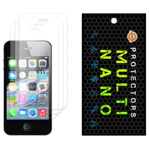 Multi Nano X-S3N Screen Protector For Apple iPhone 4 Pack of 3