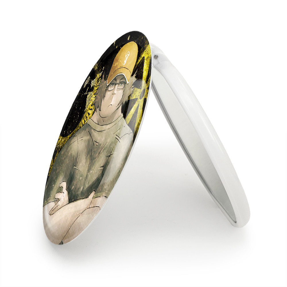 آینه جیبی خندالو طرح ایتارو هاشیدا انیمه اشتاینز گیت مدل تاشو کد 17489