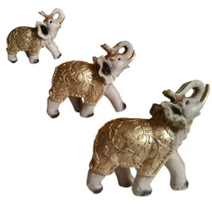 مجسمه طرح فیل عاج دار مدل ELS مجموعه 3 عددی