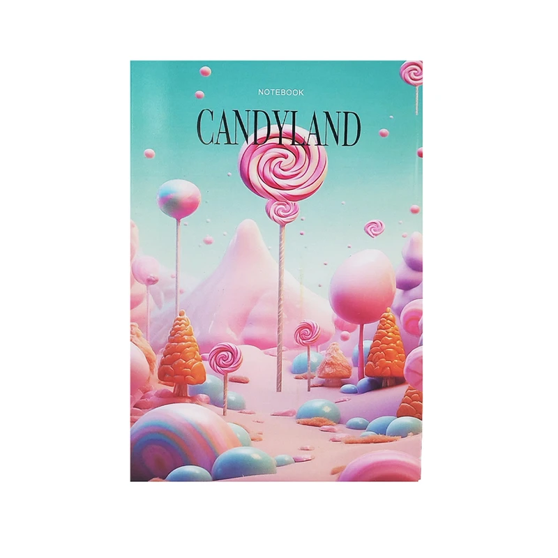 دفتر يادداشت 100 برگ طرح CANDYLAND كد 509