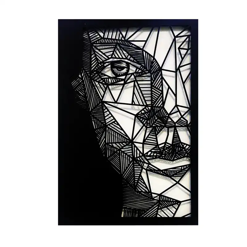 تابلو مدرن طرح چهره مدل HJ98K